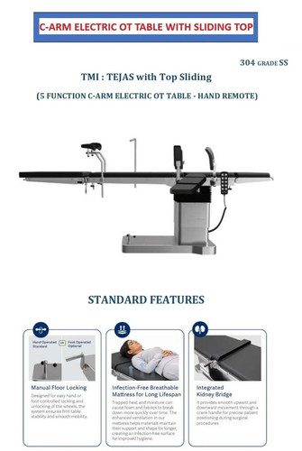 Electric operation table with - electric`,
