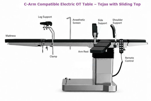 Electric operation table - table, with