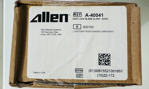 Allen medical easy - easy, lock