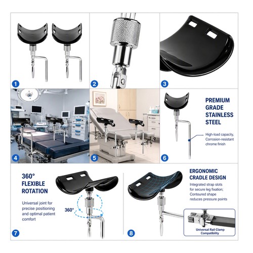 Gyn examination leg holder - examination,